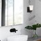 Designers Fountain Malone 9.25in 1-Light Matte Black Transitional Indoor Wall Sconce with Etched Glass Shade D267M-WS-MB - alternate 2